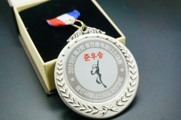 기프트박스 1개부터 가능 - 메달 제작 테니스 배드민턴 대회 행사 소량 단체용 은메달 준우승메달 양면가능 31