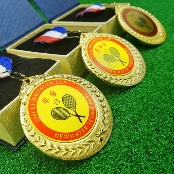 테니스 대회 메달 제작 1개부터 가능 - 배드민턴 행사 소량 단체용 동메달 3위메달 양면가능 163291