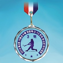 크리스탈 메달 소량 제작 야구 대회 행사 단체용